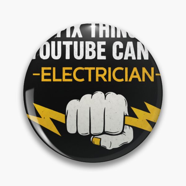 Item preview, I Fix Things Youtube Cant Electrician designed and sold by xrayprint.