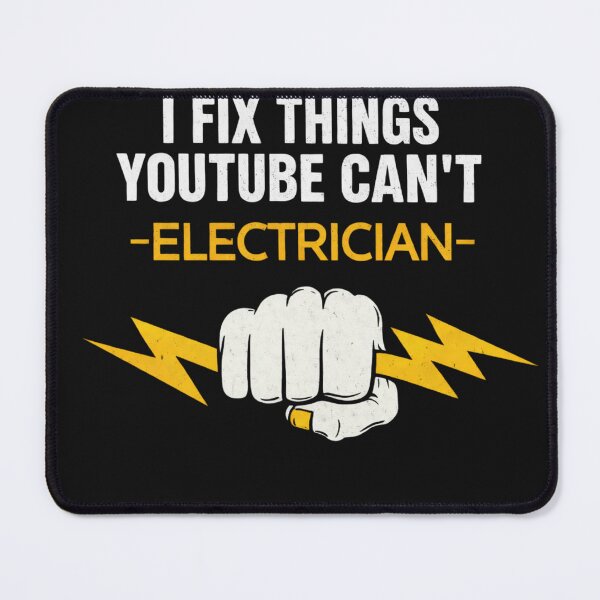 Item preview, I Fix Things Youtube Cant Electrician designed and sold by xrayprint.