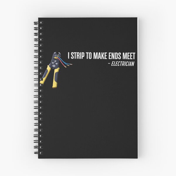 Item preview, I Strip To Make Ends Meet Electrician designed and sold by xrayprint.