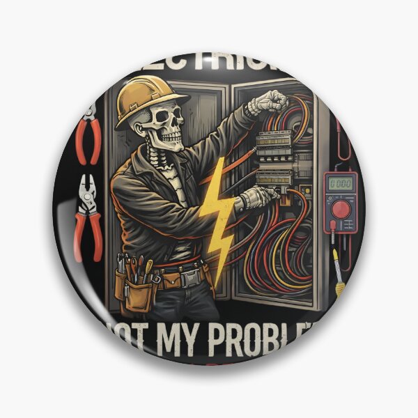 Item preview, Retired Electrician Not My Problem Til I Retire Electrician Gifts designed and sold by xrayprint.