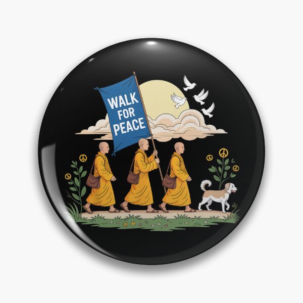 Item preview, Walk for Peace Aloka Buddhist Monks Journey  designed and sold by JaidyKris.