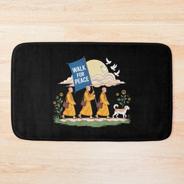 Item preview, Walk for Peace Aloka Buddhist Monks Journey  designed and sold by JaidyKris.