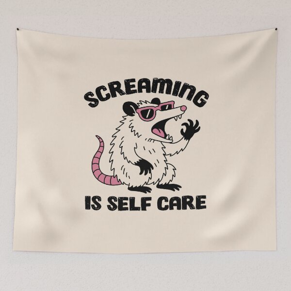 Item preview, Screaming is Self Care designed and sold by NQArtist.