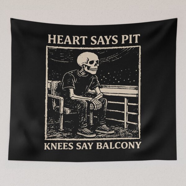Item preview, Heart Says Pit Knees Say Balcony  designed and sold by slugworm.