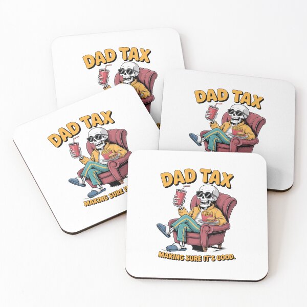 Item preview, Dad Tax Skeleton Fatherhood Foodie designed and sold by CORJIDOG-ART.