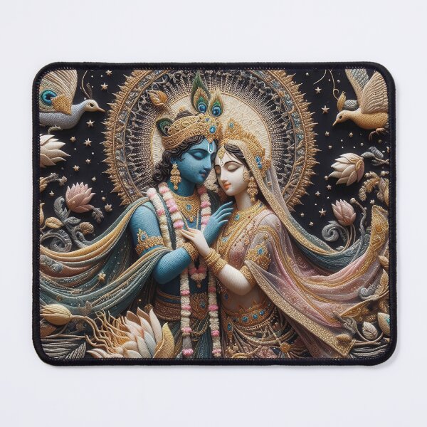 Item preview, Radha Krishna Divine Embrace Harmony designed and sold by ApproachingZion.