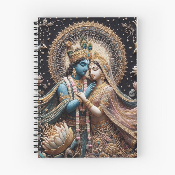 Item preview, Radha Krishna Divine Embrace Harmony designed and sold by ApproachingZion.