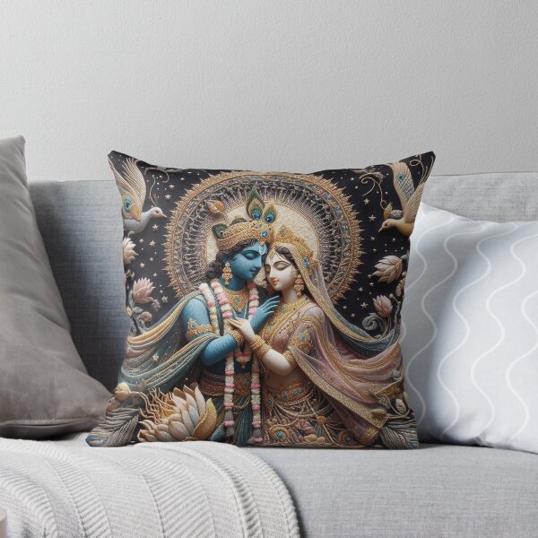 Item preview, Radha Krishna Divine Embrace Harmony designed and sold by ApproachingZion.
