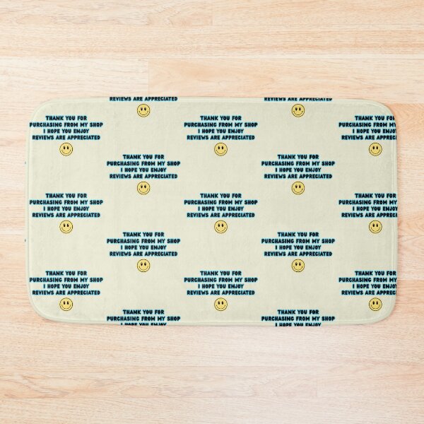 Item preview, Thank You Small Business Text Review Blue Smile Stickers Prints Posters Wall Art Magnet Home Coffee Cup Decoration TShirt Stationary Notebook Magnet Hat Kitchen Work School Office Redbubble Shop designed and sold by Saritas Boutique Shop.