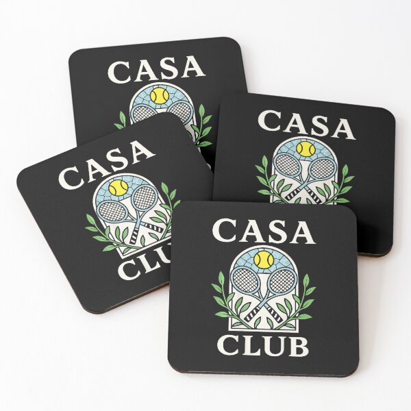 Item preview, CASA CLUB Casablanca Tennis Inspired Emblem Illustration designed and sold by WayTBeenkenArt.