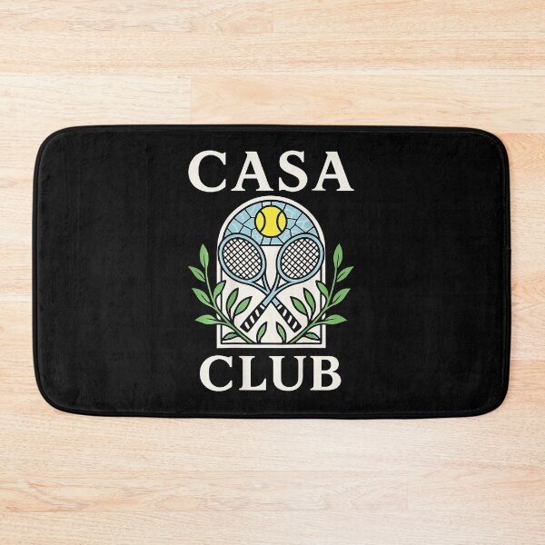 Item preview, CASA CLUB Casablanca Tennis Inspired Emblem Illustration designed and sold by WayTBeenkenArt.