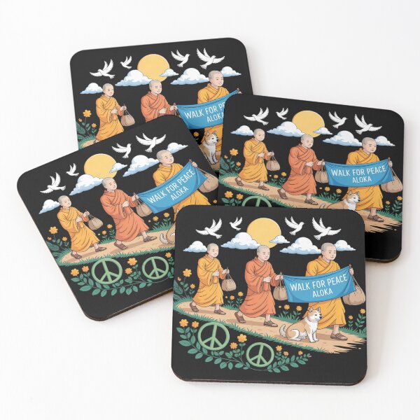 Item preview, Walk for Peace Aloka Buddhist Monks Journey  designed and sold by ColbyAida.