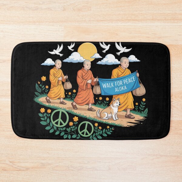 Item preview, Walk for Peace Aloka Buddhist Monks Journey  designed and sold by ColbyAida.