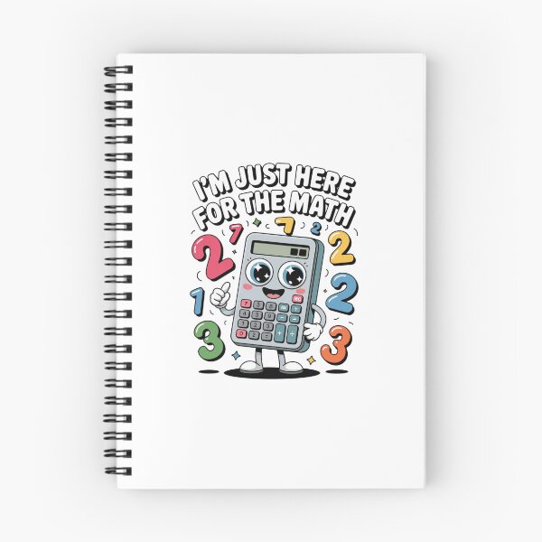 Item preview, I'm Just Here For The Math Calculator Student Teacher designed and sold by CORJIDOG-ART.