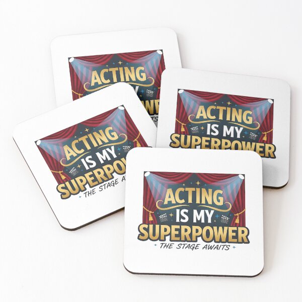 Item preview, Acting Is My Superpower – Funny Actor Actress Theater Lover T-Shirt designed and sold by Muzgle.