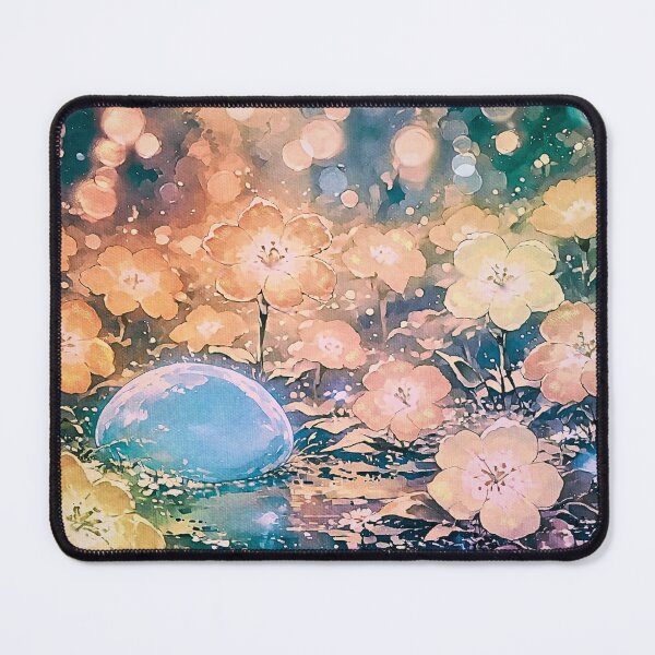 Item preview, Traveling Slime - Glowing Flowers designed and sold by The Jellygaze.