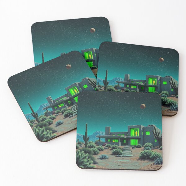 Item preview, Brutalism Inspired Green Neon Home designed and sold by texdeath4life.