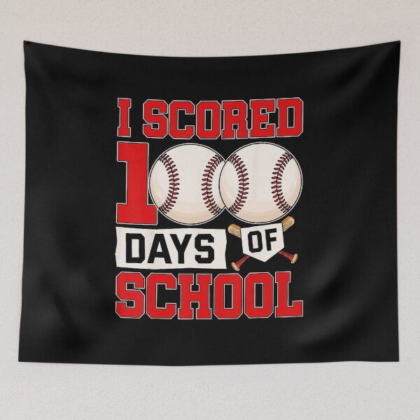 Item preview, I Scored 100 Days Of School Baseball Design designed and sold by miaa-artistshop.