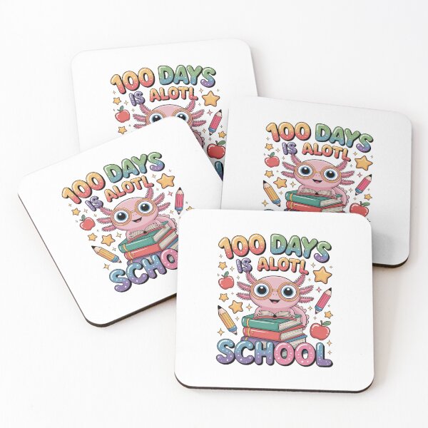 Item preview, 100 Days Is A Lot Of School Axolotl Teacher Student designed and sold by CORJIDOG-ART.
