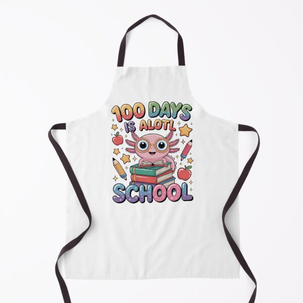 Item preview, 100 Days Is A Lot Of School Axolotl Teacher Student designed and sold by CORJIDOG-ART.