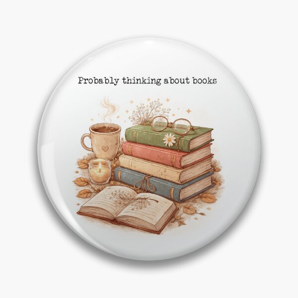 Item preview, Probably Thinking About Books - Bookworm Gift designed and sold by Your Favorite Things.