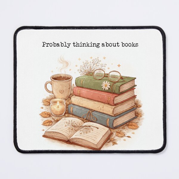 Item preview, Probably Thinking About Books - Bookworm Gift designed and sold by Your Favorite Things.