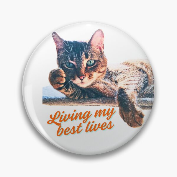 Item preview, Cat Living My Best Lives  designed and sold by pulse_retail.