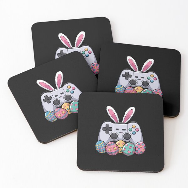 Item preview, Easter Gamer Bunny Controller With Eggs designed and sold by CORJIDOG-ART.