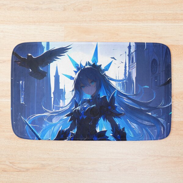 Item preview, Kotori Itsuka Date A Live Blue Gothic Cityscape Nightfall Fantasy Aura designed and sold by TorbenKuhano.