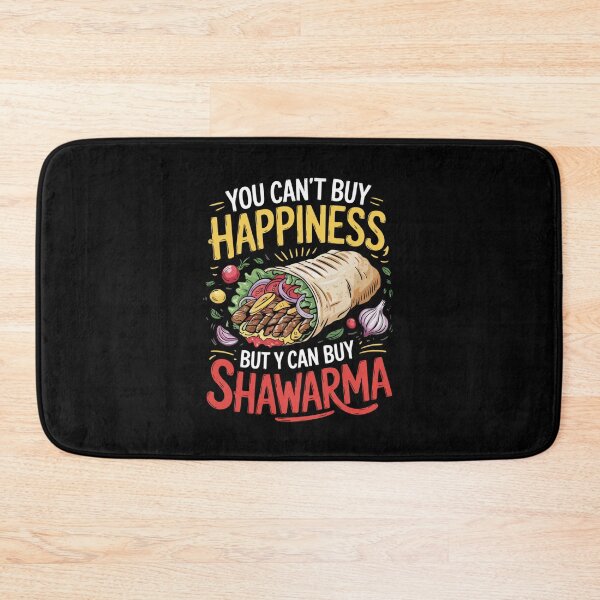 Item preview, You Can't Buy Happiness But Y Can Buy Shawarma Foodie designed and sold by CORJIDOG-ART.