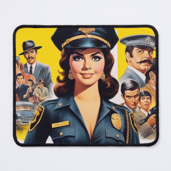 Item preview, Retro Policewoman designed and sold by PulpVintage.