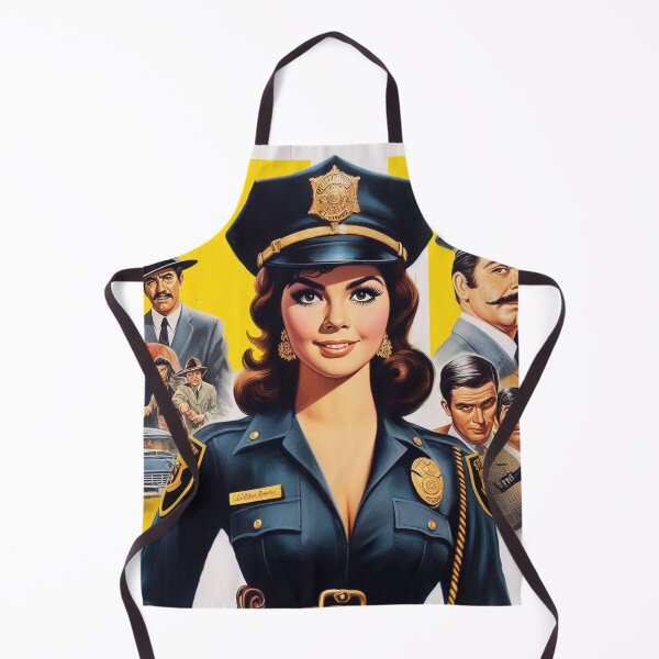 Item preview, Retro Policewoman designed and sold by PulpVintage.