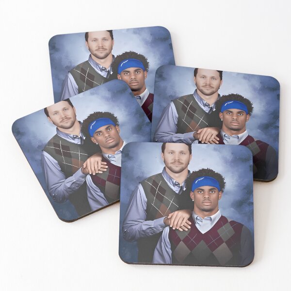 Item preview,  Josh Allen - Josh Allen Keon Coleman Step Brothers Buffalo Football designed and sold by Sabaweey Online.