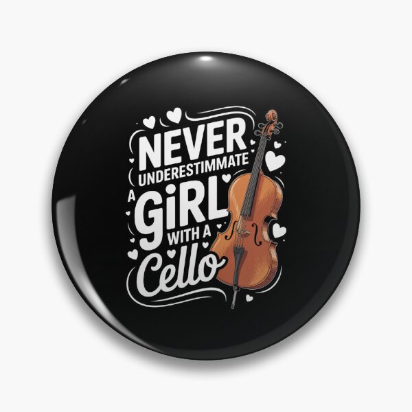 Item preview, Never Underestimate A Girl With A Cello designed and sold by CORJIDOG-ART.