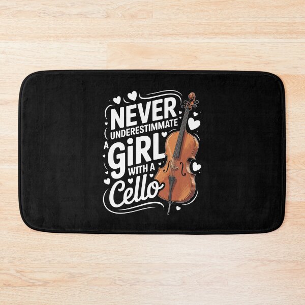 Item preview, Never Underestimate A Girl With A Cello designed and sold by CORJIDOG-ART.