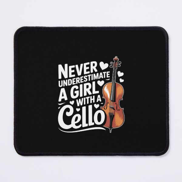Item preview, Never Underestimate A Girl With A Cello Cello Player Gift designed and sold by CORJIDOG-ART.