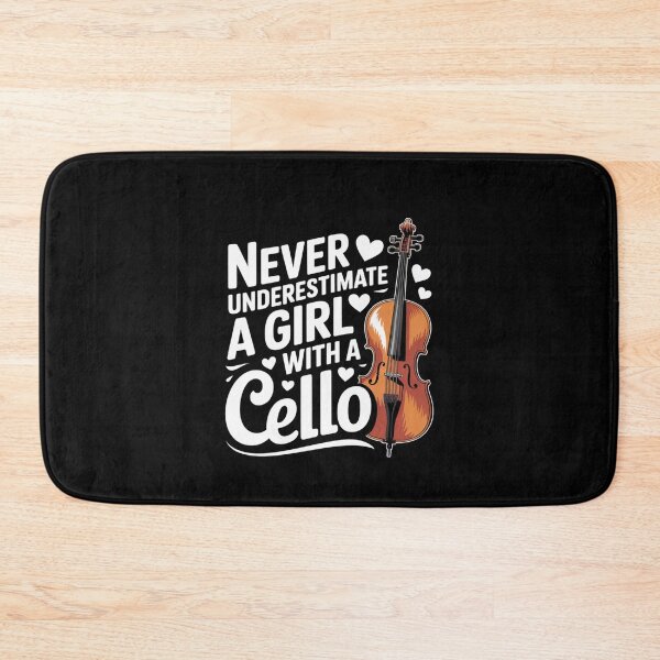 Item preview, Never Underestimate A Girl With A Cello Cello Player Gift designed and sold by CORJIDOG-ART.