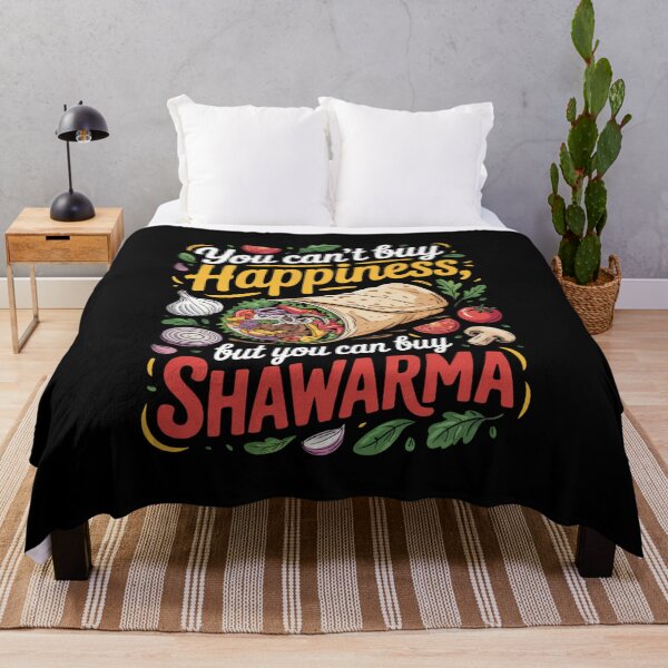 Item preview, You Can't Buy Happiness But You Can Buy Shawarma Foodie designed and sold by CORJIDOG-ART.