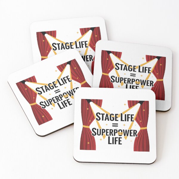 Item preview, Stage Life = Superpower Life – Actor Actress Theater T-Shirt designed and sold by Muzgle.