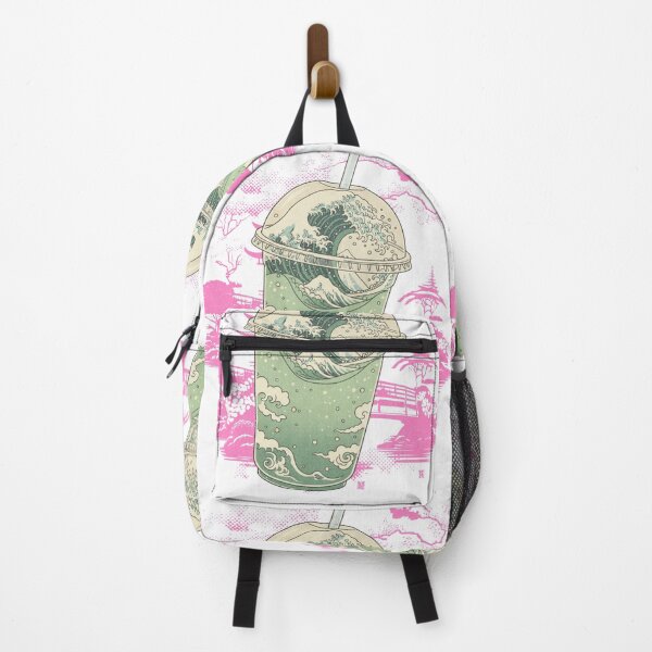 Item preview, Matcha Latte Great Wave of Kanagawa designed and sold by Nacho Average Designs.