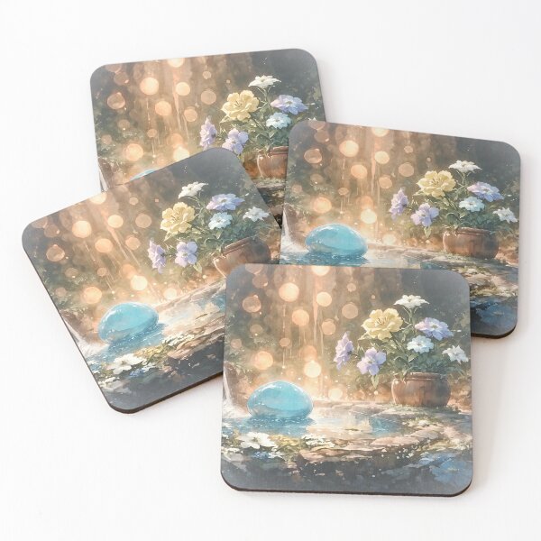 Item preview, Traveling Slime - Secret Garden Pond designed and sold by The Jellygaze.