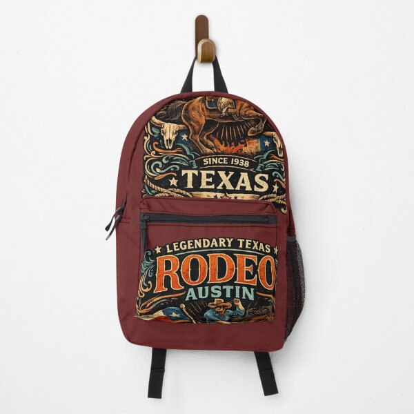 Item preview, Rodeo Austin TX – Retro Western Cowboy & Rodeo Art designed and sold by Lucianof12.