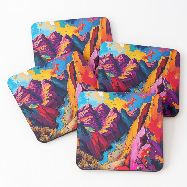 Item preview, Psychedelic Canyon River designed and sold by denzworx.
