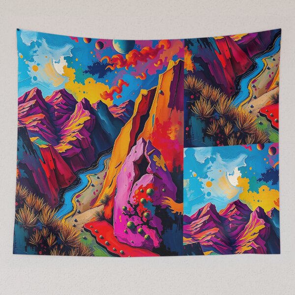 Item preview, Psychedelic Canyon River designed and sold by denzworx.