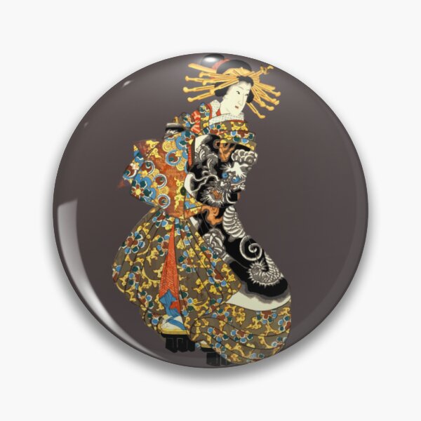 Item preview, Oiran with a doragon design kimono designed and sold by カイトラボ.