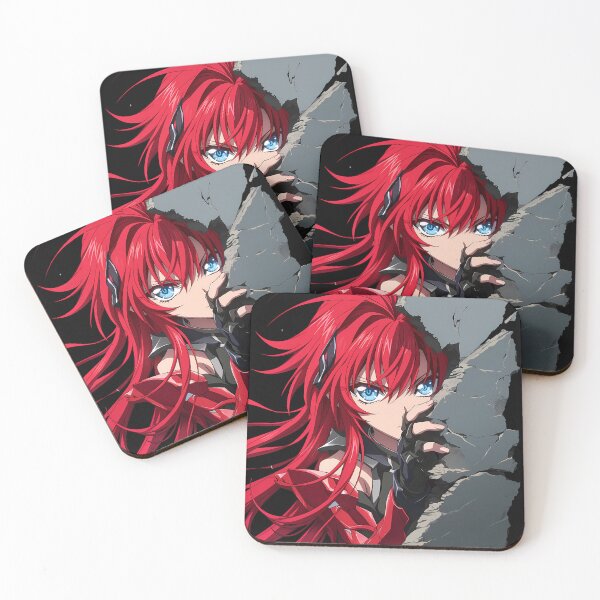 Item preview, Rias Gremory High School Dxd Red Hair Peeking Chibi designed and sold by TorbenKuhano.