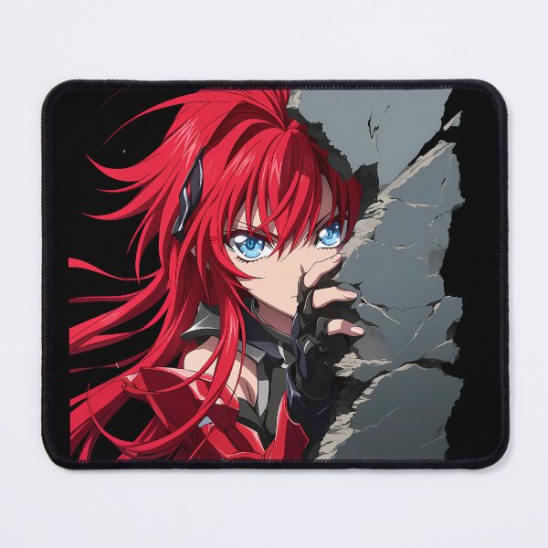 Item preview, Rias Gremory High School Dxd Red Hair Peeking Chibi designed and sold by TorbenKuhano.