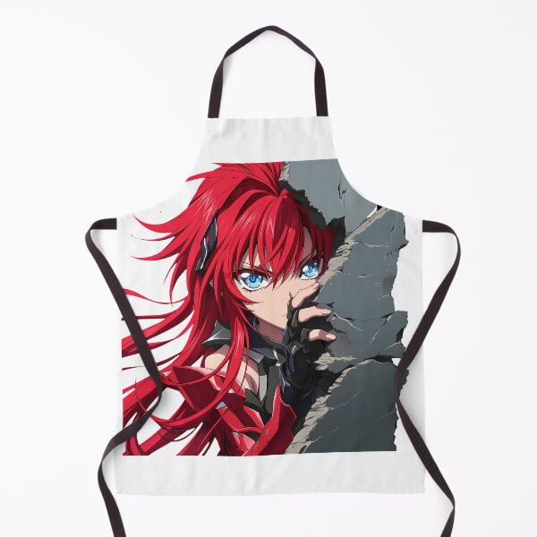 Item preview, Rias Gremory High School Dxd Red Hair Peeking Chibi designed and sold by TorbenKuhano.