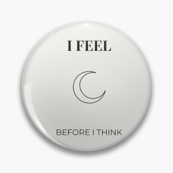 Item preview, I feel before I think – Minimalist design, sensitivity & intuition designed and sold by Mysteriaprint.