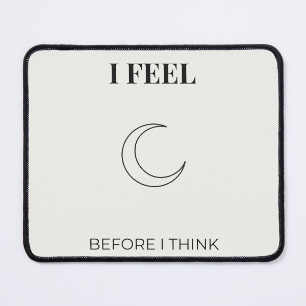 Item preview, I feel before I think – Minimalist design, sensitivity & intuition designed and sold by Mysteriaprint.